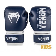 Боксерські рукавички для дітей Venum Signature Kids Boxing Gloves Navy Blue