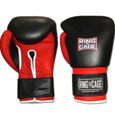 Боксерські рукавички для спарингу RING TO CAGE 20oz Safety Sparring Gloves RCSSG20 чорний / червоний