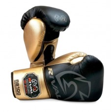 Боксерські рукавички для спарингу RIVAL RS100-PROFESSIONAL SPARRING GLOVES чорний / золотий