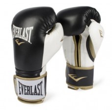 Боксерські рукавички Everlast Powerlock Training Gloves Black White