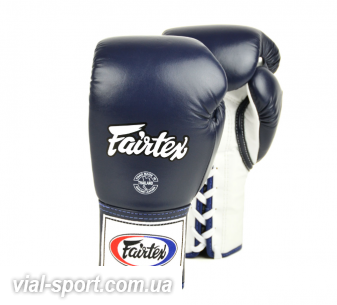 Боксерські рукавички Fairtex 10oz (BGL6 FAIRTEX PRO COMPETIT) сині