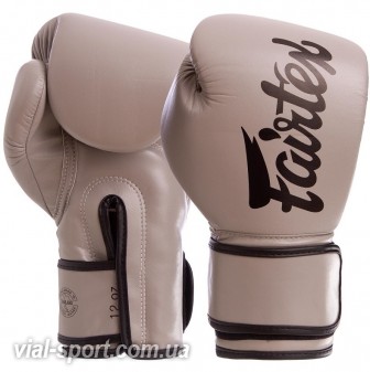 Боксерські рукавички Fairtex BGV14 Boxing Gloves Grey сірі