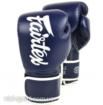 Боксерські рукавички Fairtex BGV14 Boxing Gloves Navy сині