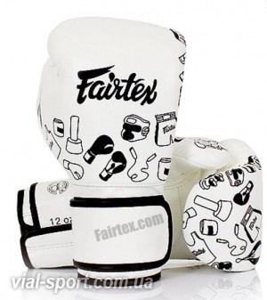 Боксерські рукавички Fairtex BGV14 Boxing Gloves White