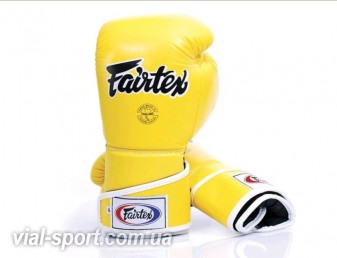 Боксерські рукавиці Fairtex BGV6 Angular Sparring Boxing Gloves yellow