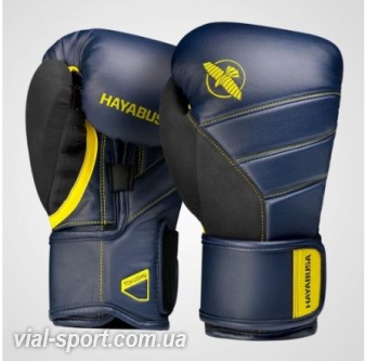 Боксерські рукавички Hayabusa T3 Boxing Gloves Navy Yellow