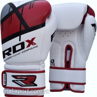 Боксерські рукавички RDX REX LEATHER RED