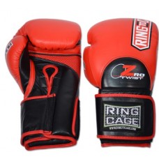 Боксерські рукавички RING TO CAGE 3.0 ZroTwist Deluxe MiM-Foam Sparring Gloves red black RC06SSZT