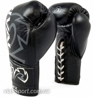 Боксерські рукавички RIVAL RFX-GUERRERO PRO FIGHT GLOVES-SF-F RFX-ProSF-F чорні