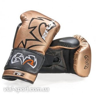 Боксерські рукавички RIVAL RS11V Evolution Sparring Gloves золотий / чорний 