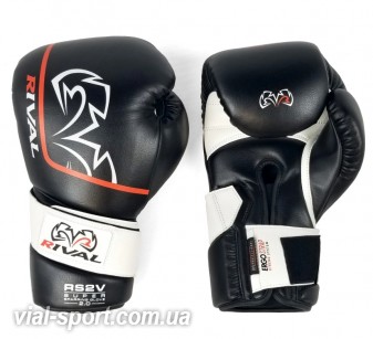 Боксерські рукавички RIVAL RS2V SUPER SPARRING GLOVES 2.0 RS2V-2.0 SUPER чорні