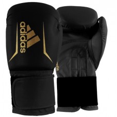 Боксерські рукавички SPEED 50 Adidas чорний з золотом ADISBG50