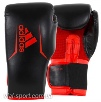 Боксерські рукавички SPEED 75 Adidas чорний з червоним ADISBG76