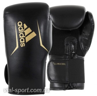 Боксерські рукавички SPEED 75 Adidas чорний з золотом ADISBG75