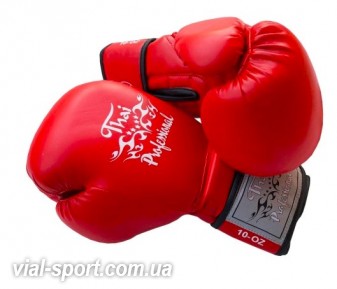 Боксерські рукавички Thai Professional BG3 Red