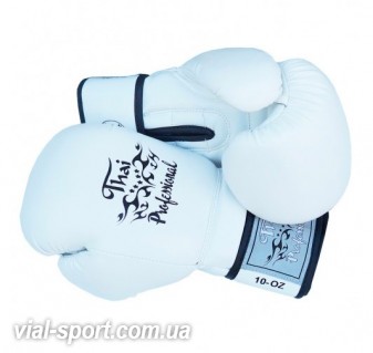 Боксерські рукавички Thai Professional BG3 White