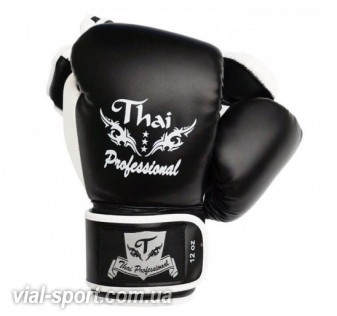 Боксерські рукавички Thai Professional BG8 Black