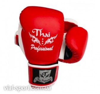 Боксерські рукавички Thai Professional BG8 Red