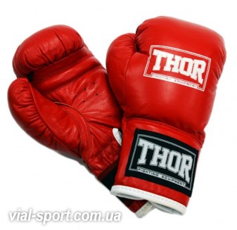 Боксерські рукавички THOR JUNIOR (Leather) RED