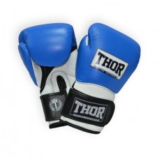 Боксерські рукавички THOR PRO KING (PU) BLUE / WHT / BLK