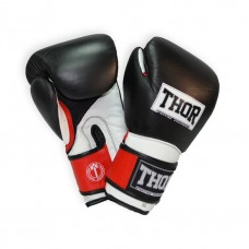 Боксерські рукавички THOR PRO KING (Leather) BLK / RED / WHT