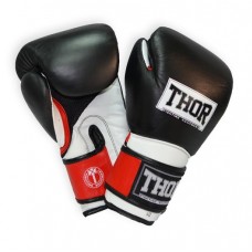 Боксерські рукавички THOR PRO KING (PU) BLK / RED / WHT