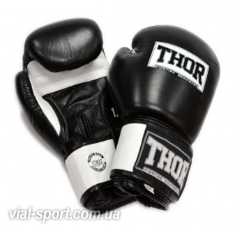 Боксерські рукавички THOR SPARRING (PU) BLK / WH