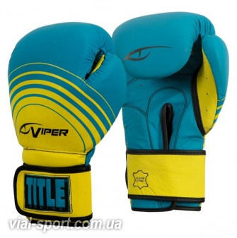 Боксерські рукавички Title Boxing Viper Select Training Gloves 2.0 blue lime