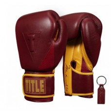 Боксерські рукавички Title ALI Limited Edition Training Gloves Maroon Gold