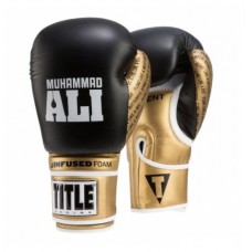 Боксерські рукавички Title Ali Training Gloves Black Gold