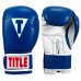 Боксерські рукавички Title Classic Pro Style Training Gloves 3.0 blue white