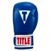 Боксерські рукавички Title Classic Pro Style Training Gloves 3.0 blue white