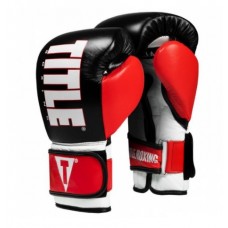 Боксерські рукавички Title Enforcer Heavy Bag Gloves Black Red