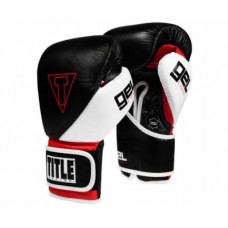 Боксерські рукавички Title GEL E-Series Training Gloves Black White