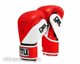 Боксерські рукавички Title GEL E-Series Training Gloves Red White