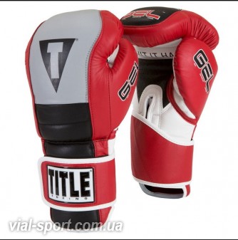 Боксерські рукавички TITLE GEL Rush Training Gloves червоні