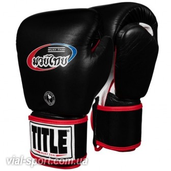 Боксерські рукавички TITLE Muay Thai Leather Training Gloves