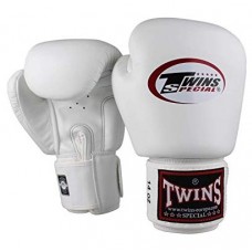 Боксерські рукавички Twins Boxing Gloves Premium Leather BGVL-3 white