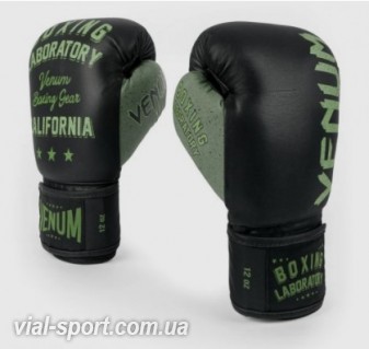 Боксерські рукавички Venum Boxing Lab - Black Green