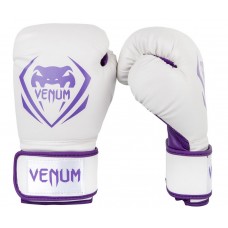 Боксерські рукавички Venum Contender Boxing Gloves White Purple