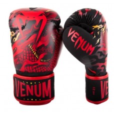 Боксерські рукавички Venum Dragon's Flight Boxing Gloves Black Red