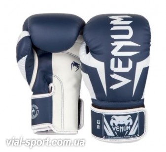 Боксерські рукавички Venum Elite Boxing Gloves Blue White