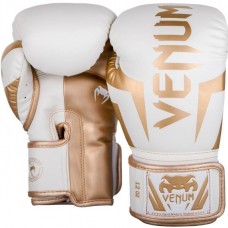 Боксерські рукавички Venum Elite Boxing Gloves White Gold