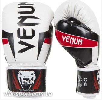 Боксерські рукавички Venum Elite Boxing Gloves White