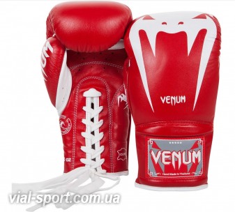 Боксерські рукавички Venum Giant 3.0 Boxing Gloves With Laces Red