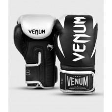 Боксерські рукавички Venum Hammer Pro Velcro Nappa Leather Black White