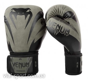 Боксерські рукавички Venum Impact Boxing Gloves Khaki Black