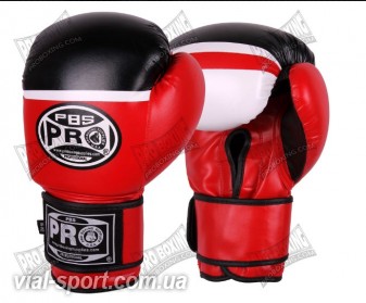 Боксерські тренувальні рукавички PRO BOXING GEL PB - 2136 Червоний / Чорний