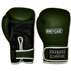 Боксерські тренувальні рукавички RING TO CAGE Elite MiM-Foam Training Gloves RC07 морський зелений/чорний