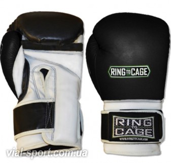 Боксерські тренувальні рукавички RING TO CAGE Elite MiM-Foam Training Gloves RC07 чорні